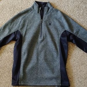 Men's spyder quarter zip sweater